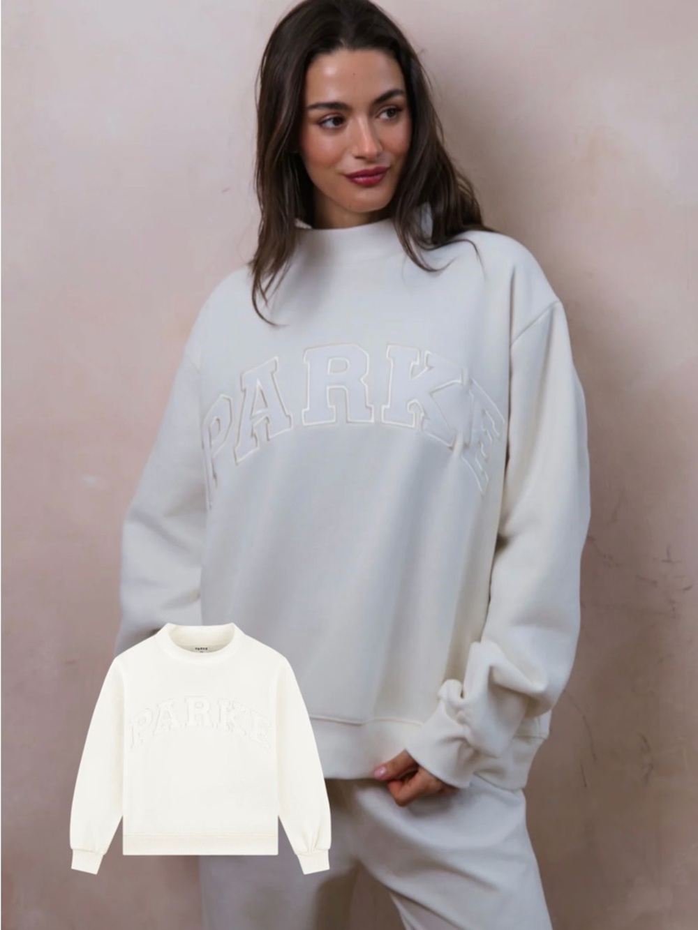 PARKE Pearl Mockneck Size Small/Medium